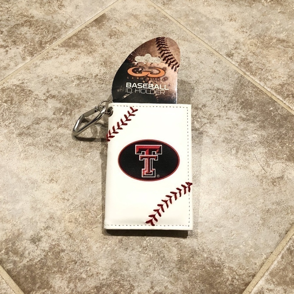 🆕 TTU Red Raiders leather NCAA baseball wall…